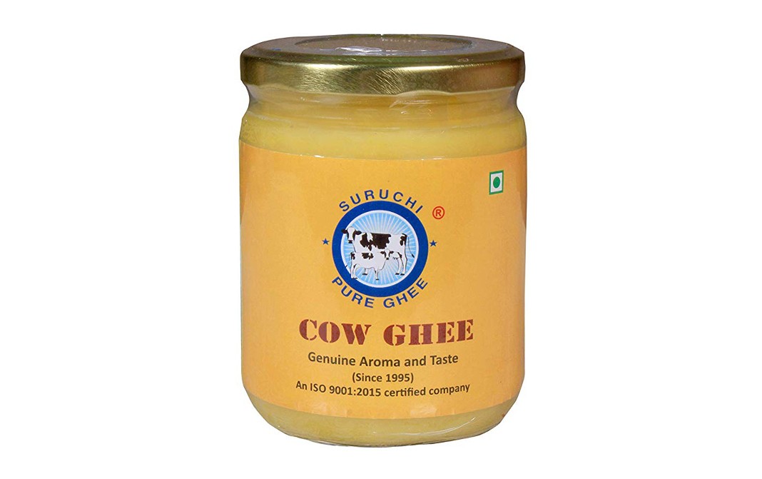Suruchi Cow Ghee    Glass Jar  500 millilitre
